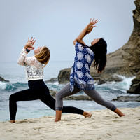 2015-05-30 Lisa and Sarah Yoga
